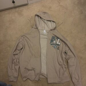 Beige Arizona Graphic Hoodie